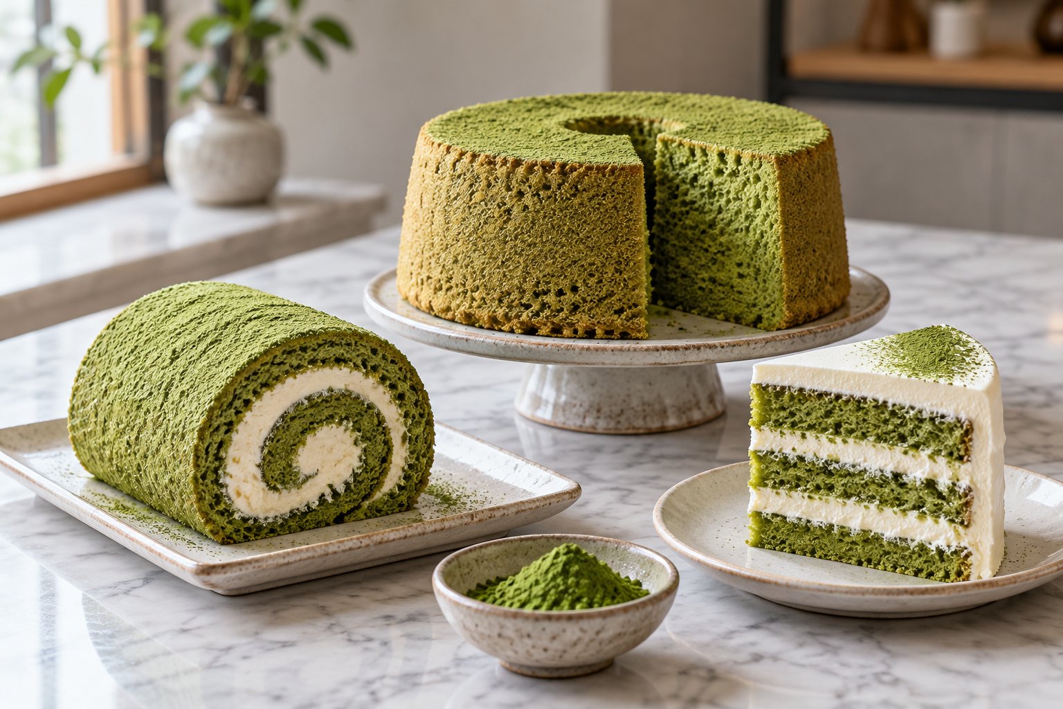 記事の写真 matcha-cake