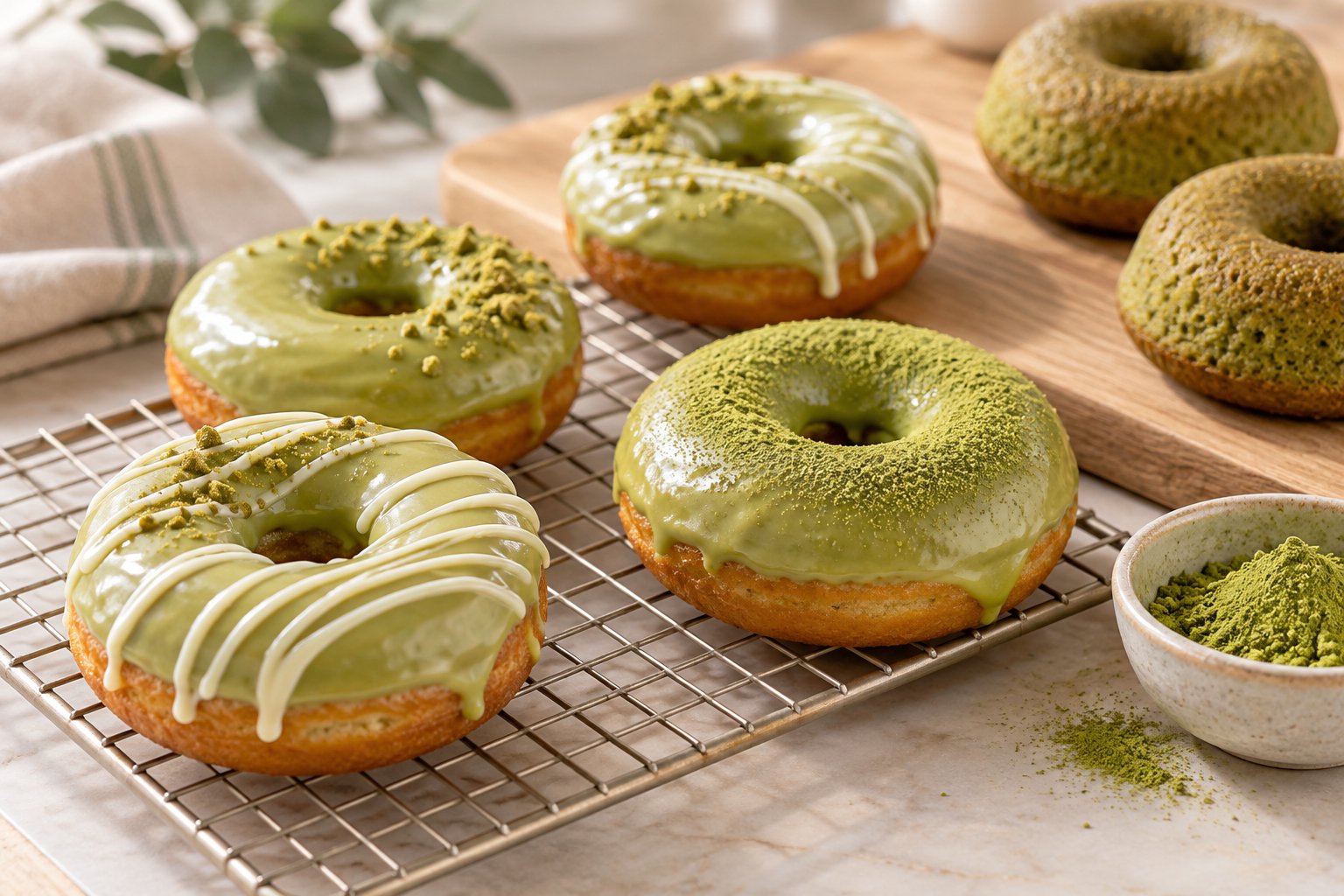 記事の写真 matcha-donuts