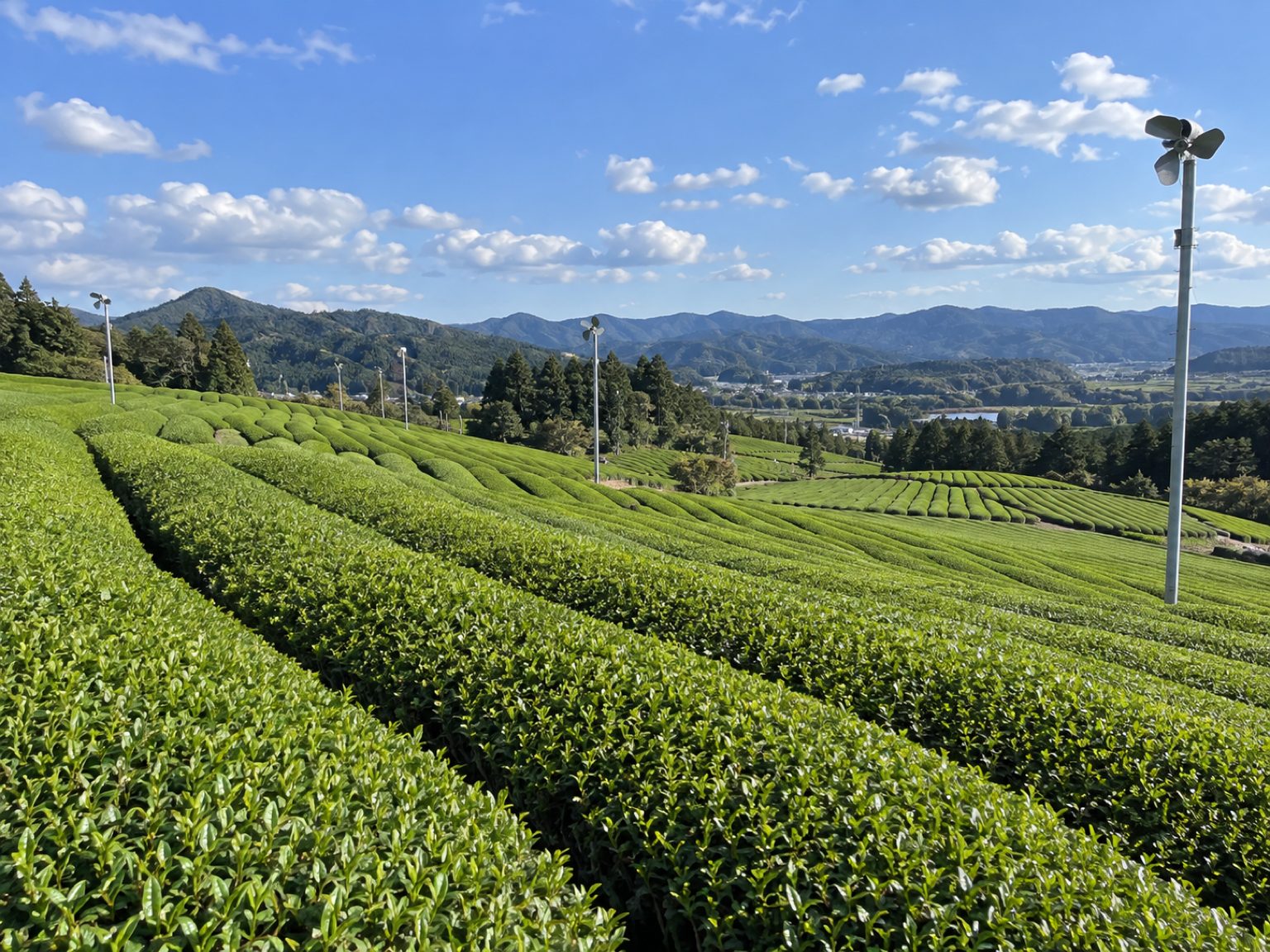 写真素材 茶畑